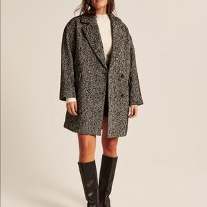 NWT Abercrombie Short Textured Coat